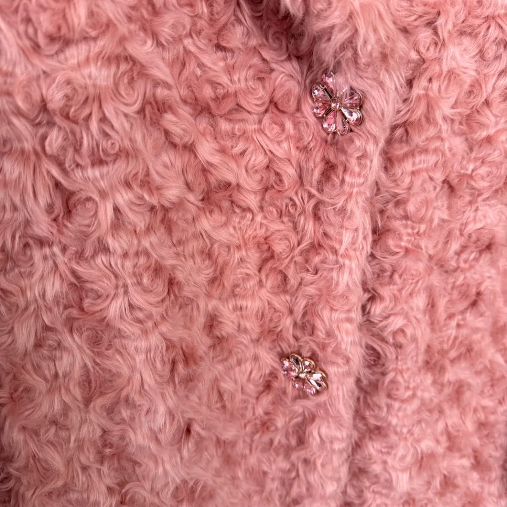 Kate Spade Faux Fur Coat - Picture 3 of 6